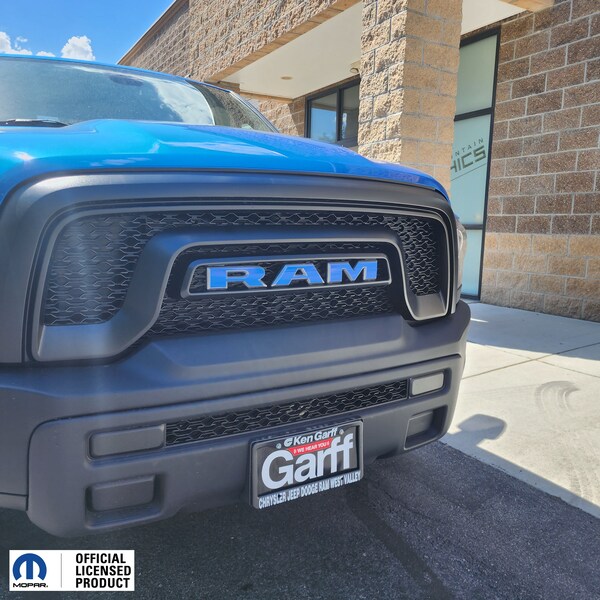 Pair Of RAM 1500 DS Warlock Box Side Decals - 15-inch Glossy Vinyl Stickers