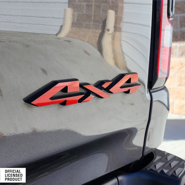 fits 2021-2024 Dodge Ram TRX tailgate 4x4 emblem overlay vinyl sticker