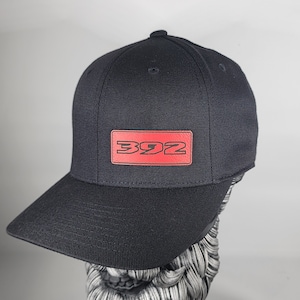 New Side 392 Leatherette Hat Patch V1 Flexfit 110 Pro Performance cap