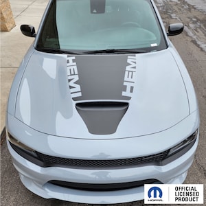 Fits 2015-2024 Dodge Charger GT/RT Hood Stipes Vinyl Decal Graphics Edge Hemi