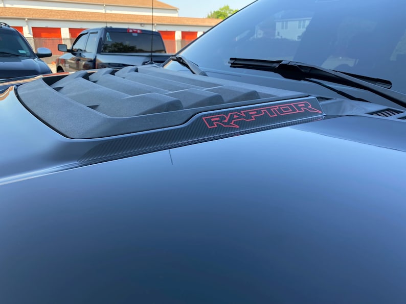 Ford Raptor R Lettering In Red 2017-2020 Ford F150 Raptor Hood Cowl Vinyl Decals Stickers - Etsy