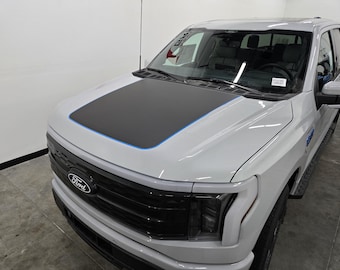 2022-2025 Ford Lightning Hood With Outlines F150 Vinyl Graphics Decals Stickers