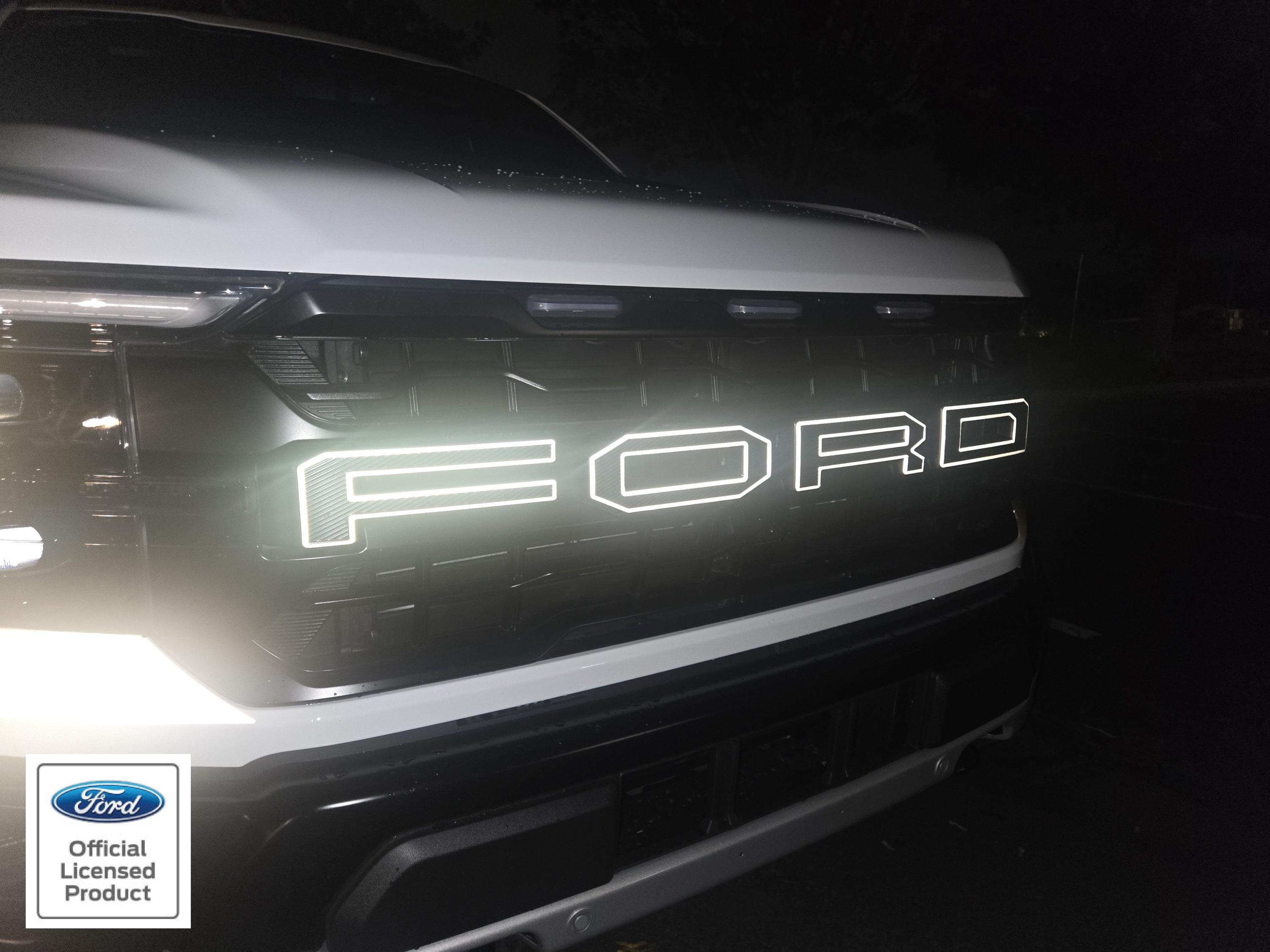 2024-2026 Ford F150 Raptor Grille Letter Outlines - Reflective Vinyl ...