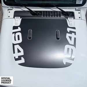 FITS 2024 Jeep Wrangler Willys Hood Stripe Vinyl Sport Double Edge 1941