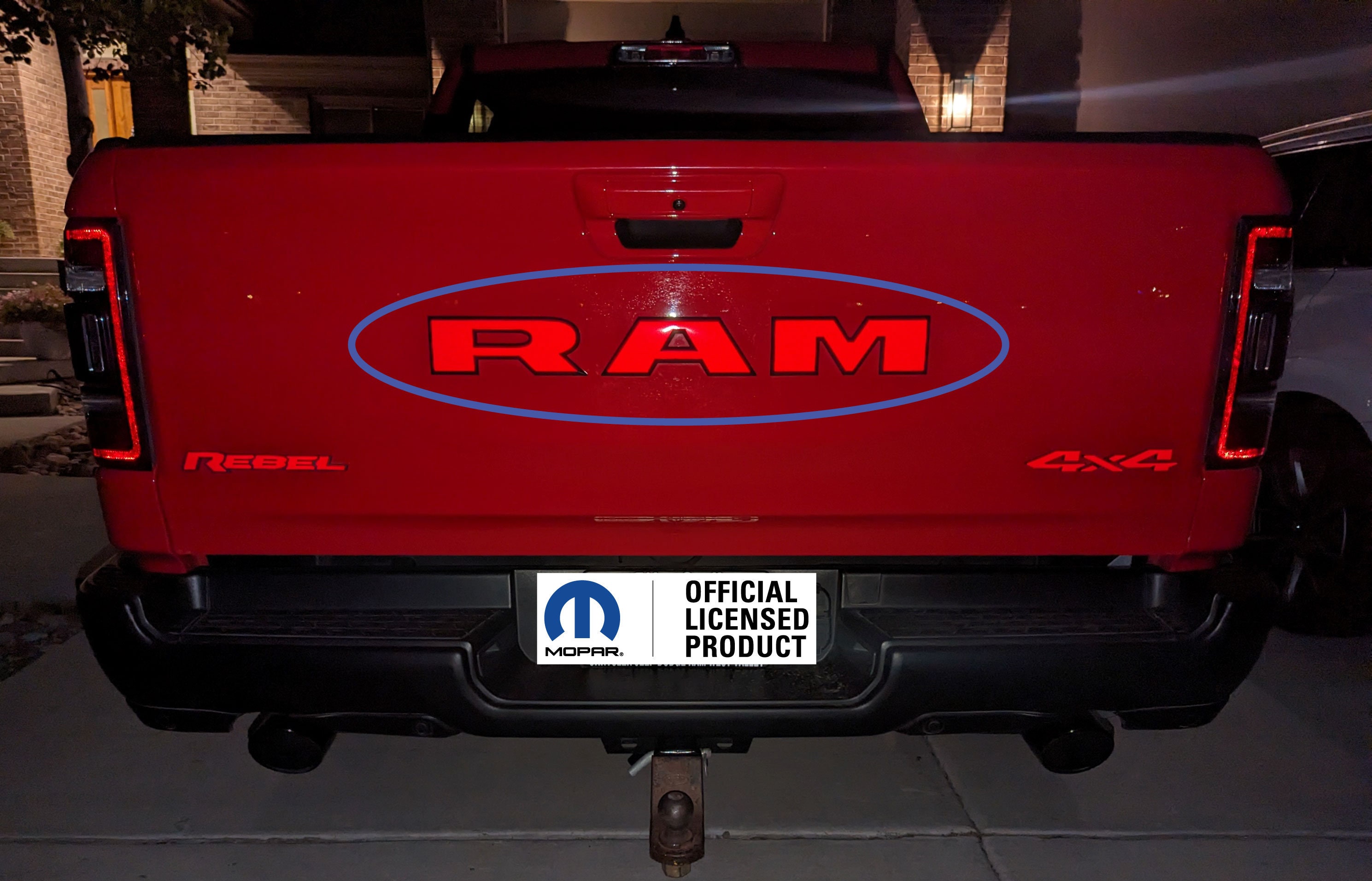 RA Tailgate Eble Overlay Decal 2019-2023 Ra 1500 Rebel, 50% OFF