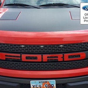Decalques de letras da grade do Ford Raptor 2010-2014