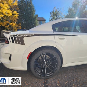 Fits 2015-2024 Dodge Charger Superbee Hockey Decal Graphics Sticker