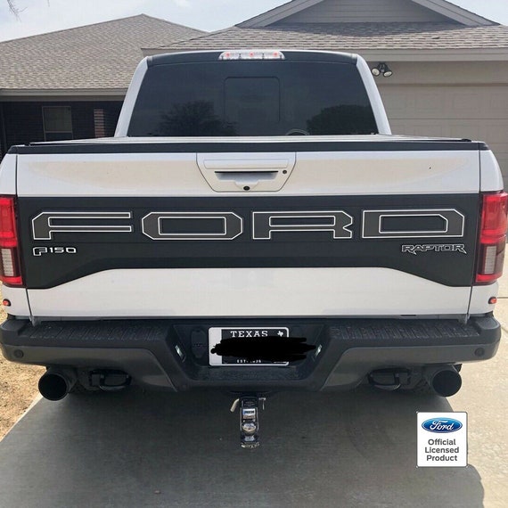 2017-2020 Ford Raptor Tailgate Letter OUTLINES ONLY Vinyl decals