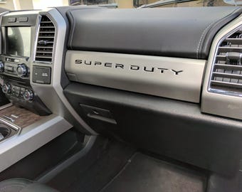 Insertos de letras para tablero Super Duty 2017-2020 F-250, F350, F450