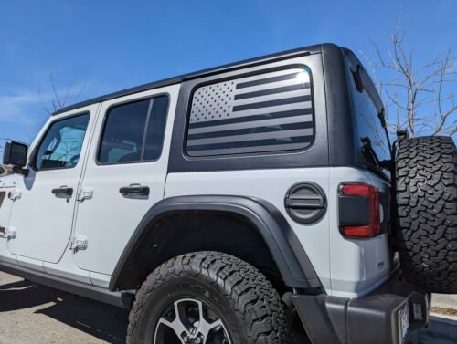 American Flag Decal Jeep Wrangler - Etsy