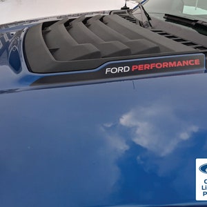 Vinylsticker Ford Raptor FORD PERFORMANCE motorkap 2017-2020