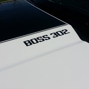 Ford Mustang Boss 302 hood decals - Pair 2010-2014