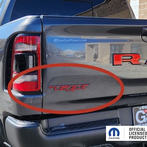 FITS 2021-2024 Ram TRX Tailgate TRX Emblem Overlay Decals Vinyl Stickers