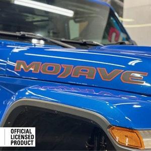 FITS 2019-2025 Jeep Mojave hood letters vinyl decals graphics - PAIR
