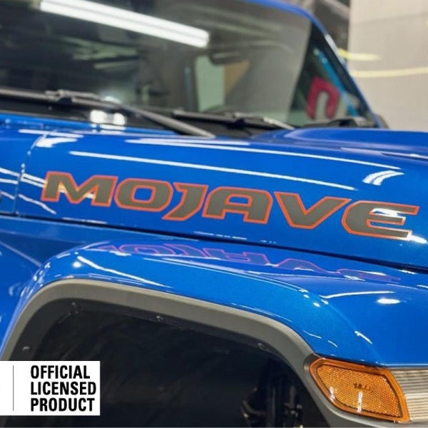 2x Jeep Gladiator MOJAVE Hood Decal Stickers - Genuine Mopar Graphics (Part FJ6T3)