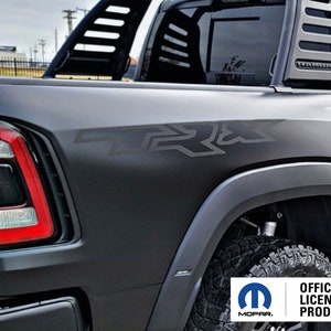Fits Ram 1500 TRX - bed graphics with TRX -  2 piece kit - vinyl decals stickers