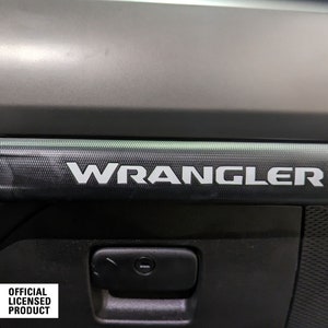 Fits 2018-2024 JEEP Wrangler grab handle vinyl sticker inlay