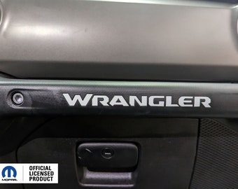 Fits 2018-2024 JEEP Wrangler grab handle vinyl sticker inlay