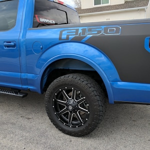 2015-2020 Ford F-150 Bed Graphics with F150 logo Vinyl decals