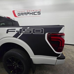 2021-2025 Ford F-150 Bed F-150 Side Graphic Decals F150 - Pair