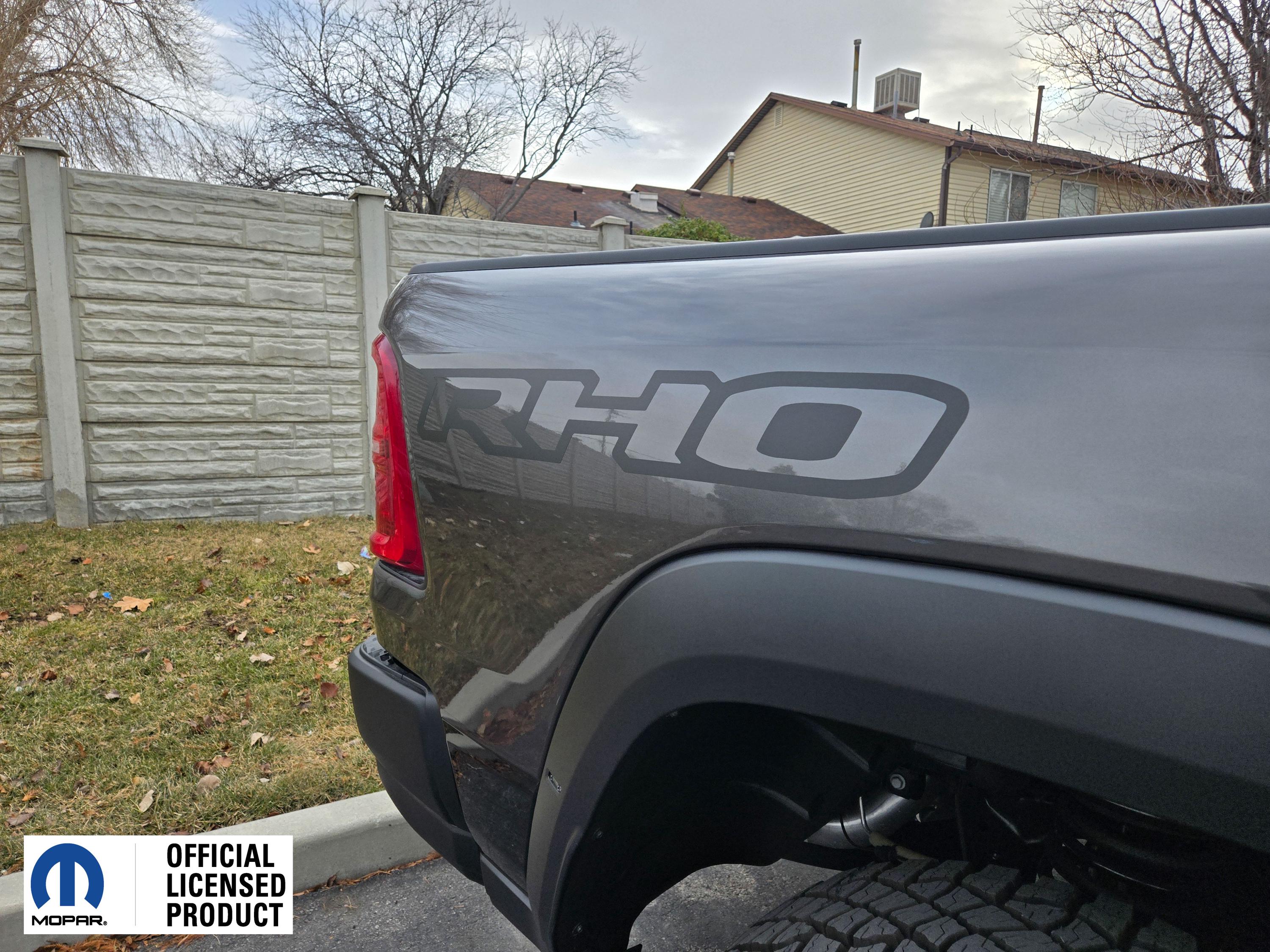 Fits 2025 Ram 1500 RHO Bed Graphics With RHO 2 Piece Kit Vinyl Decals ...