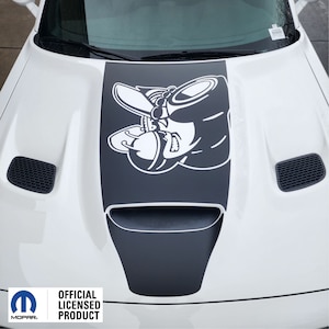 Fits 2019-2024 Dodge Challenger Hood Decal Scat Pack Bee Graphics Sticker Decal