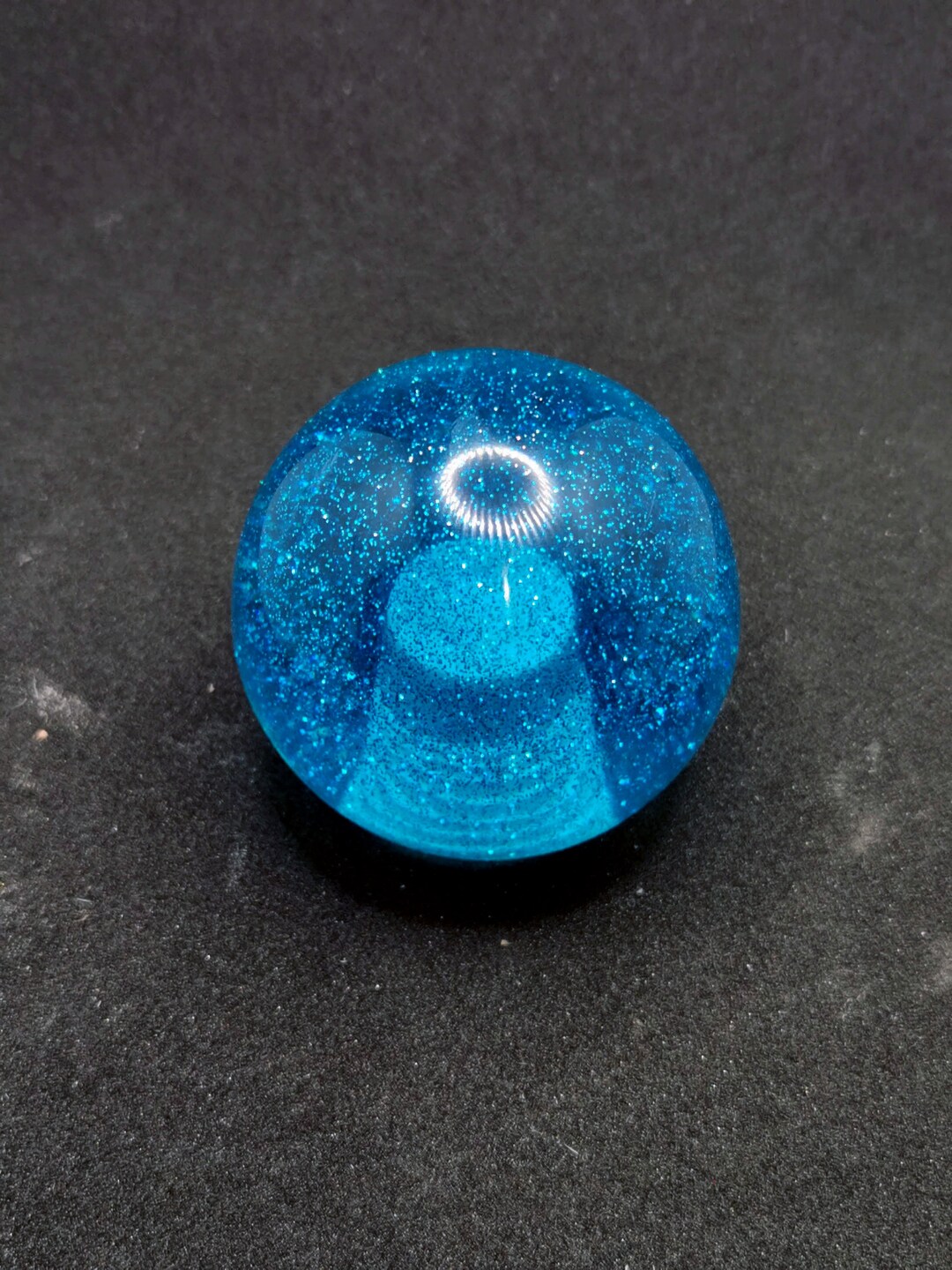 Clear Blue Metallic Glitter Shift Knob Etsy
