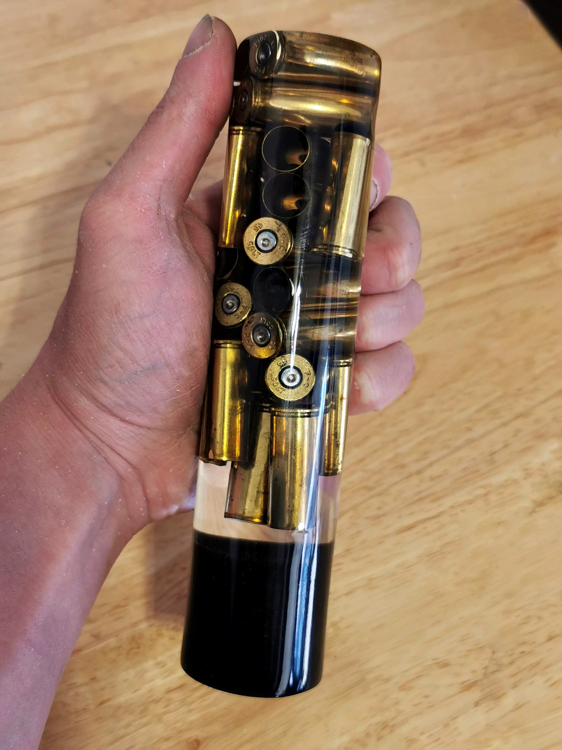 7 Shift Knob BULLET CASINGS colt 45 Etsy