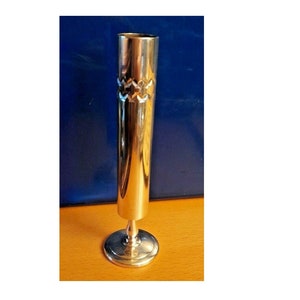 Vintage English Silver Plated Stem Vase 17cm VGC