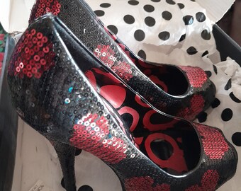 Zapatos de plataforma Iron Fist Shining Heart Talla de UU