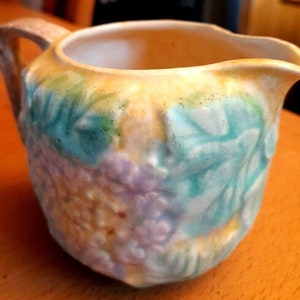 Small Vintage Milk Jug / Creamer Avon Ware 1940s Pastel Hand-Painted VGC