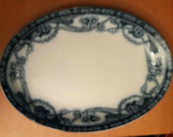 Antique Oval Serving Platter Royal Staffordshire "Renown" c 1907 33x23.5cms VGC