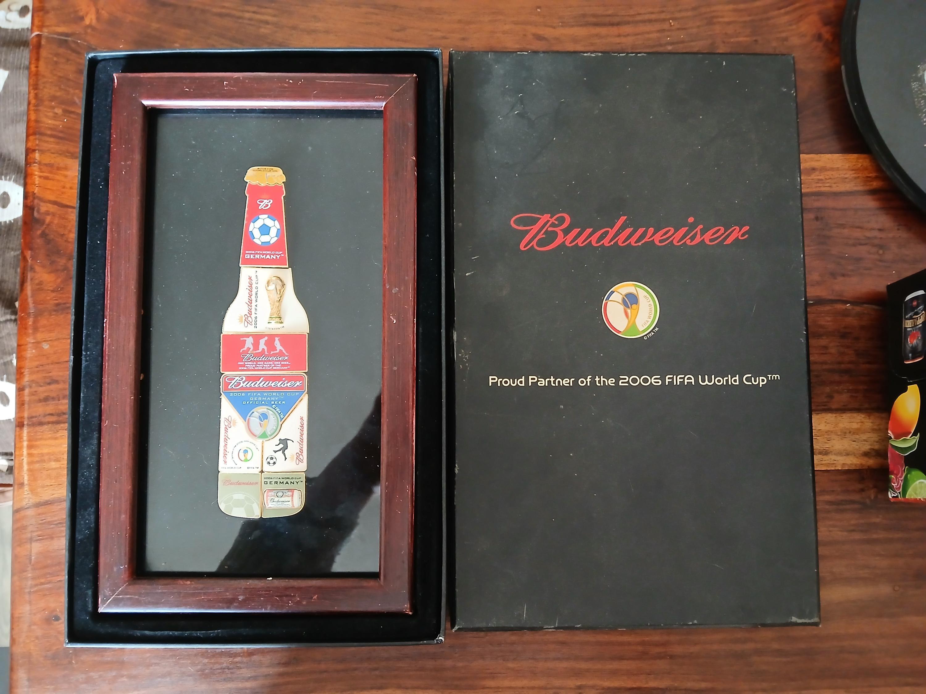 Vintage Budweiser Badge Bottle Plaque Boxed 2006 FIFA World Cup - Etsy