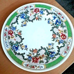VTG Art Deco Salat Teller Caul DC England Keramik 21 cm VGC