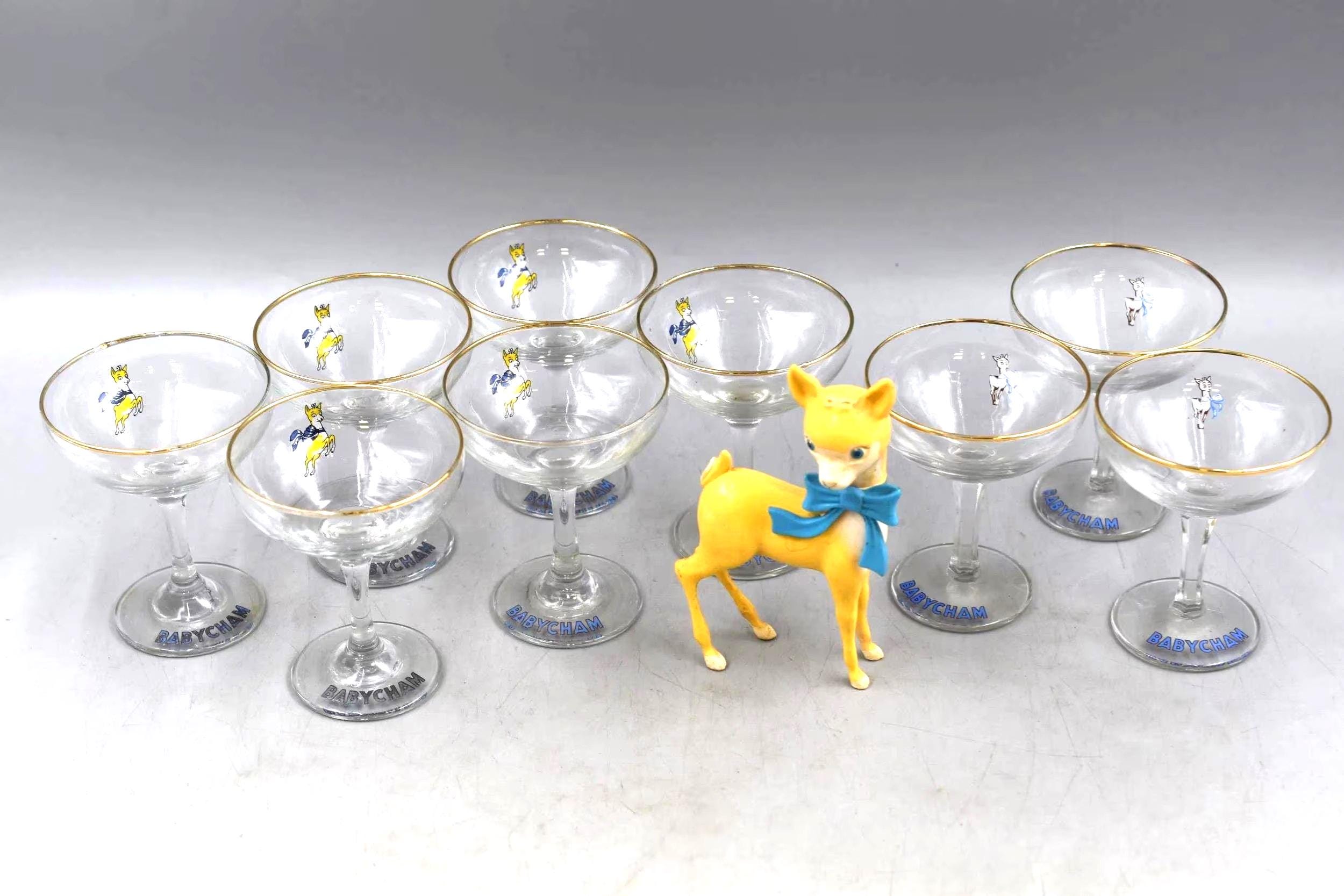 Babycham glass Etsy