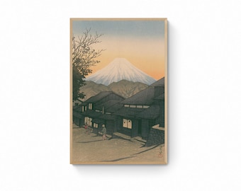 Japanese Woodblock Print, Yui Suruga, Kawase Hasui Wall Art, Canvas Print | Japanese Wall Art | Ukiyo-e Print