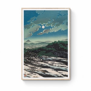 Kawase Hasui Prints Eight Views of Korea-samburam Rock