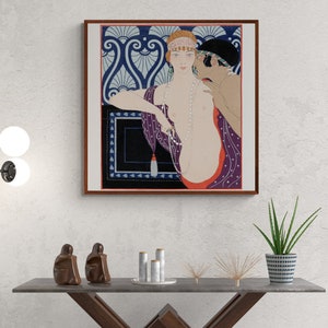 Lesbian Painting - The songs of Bilitis by George Barbier Art Nouveau Lesbian Illustration Lesbian Art Canvas Print Lesbian Canvas Wall Art