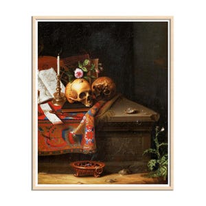 Memento mori painting - Etsy 日本