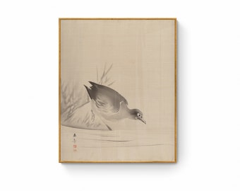 墨絵川の風景画：日本の水墨画 - Etsy 日本