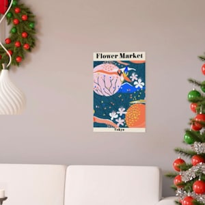 Tokyo Flower Market Digital Print