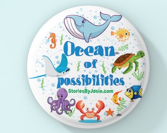 Set of 5 sea animals from Ocean of Possibilities. Set 1