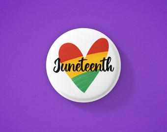 Juneteenth buttons. Set of 3 and free shipping!