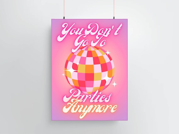 You Don't Go To Parties Digital Poster | 5SOS5 Digital Poster | 5 Seconds of Summer Digital Poster | Digital Download Music Poster