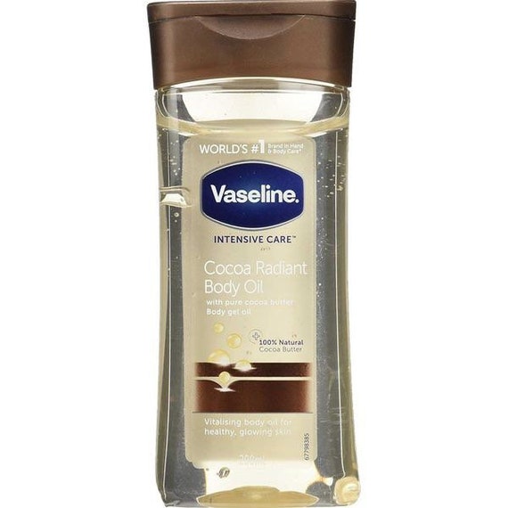 Vaseline Intensive Care Cocoa Radiant Gel Body Oil, 6.8 oz