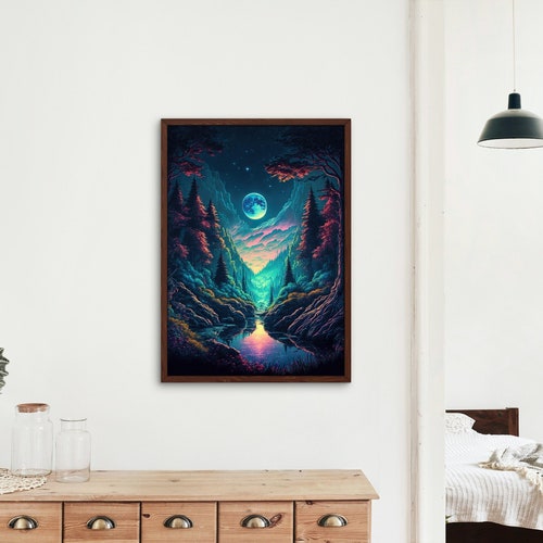 Fantasy Landscape Print Fantasy Art Prints Posters Etsy