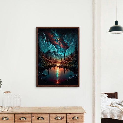 Fantasy Landscape Print Fantasy Art Prints Posters Etsy