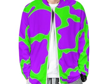 Camisa raglán con cremallera (estampado integral)