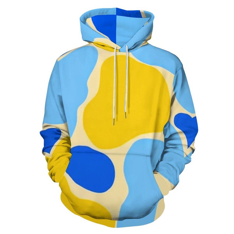 230gsm Hoodie for Women with Double-layer Cap (All-Over Printing) White ffffff