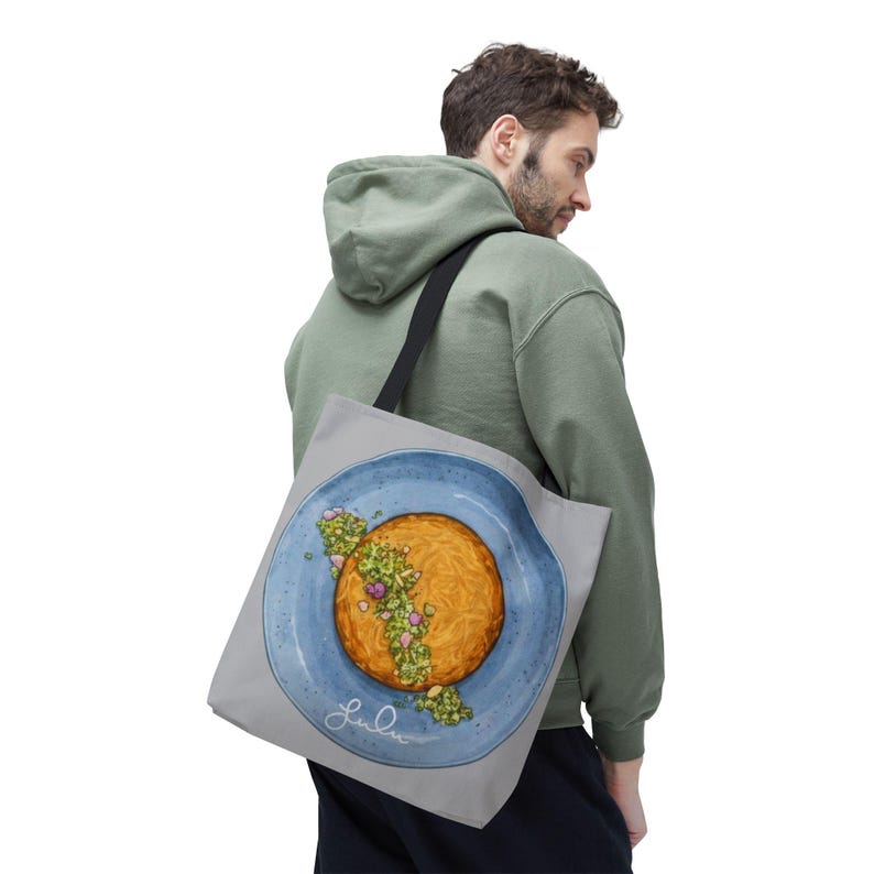 Afscheid van Lulu Knafeh-draagtas voor pannenkoeken afbeelding 14